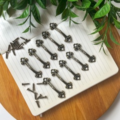 Ручка для шкатулки, цвет бронзовый, 4,8*1,3 см, набор 10 шт.