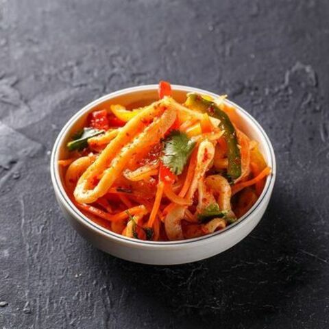 Салаты с кальмаром