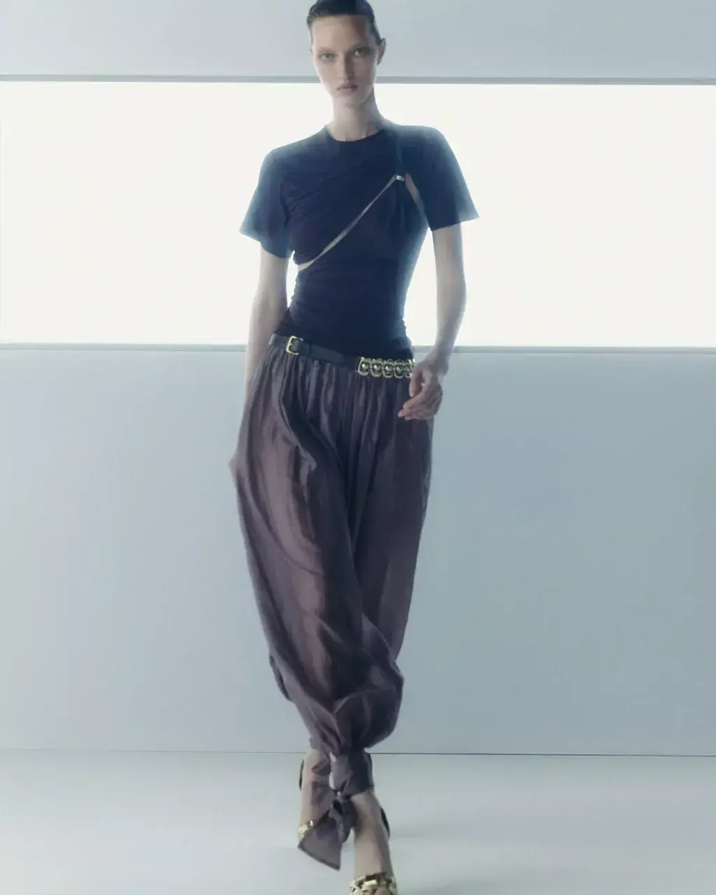 Брюки Лея с бантами