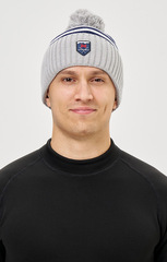 Шапка Nordski Severe Dark Blue/Grey