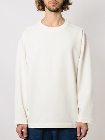 Лонгслив Sashina Base Milky молочный