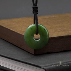 Диск Би. Зелёный нефрит.