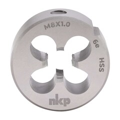 Плашка М 8,0х1,0 DINEN22568 HSS 6e 25х9мм NKP 239081N