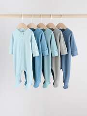 Комбинезон / Cлип для малышей Next F13-420, 5 шт., Синий, Серый