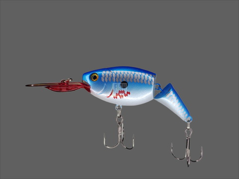 Воблер 2 сост. JOINTED SHAD RAP 70mm 13гр 2,1 - 4,5м #BBSD (реплика)