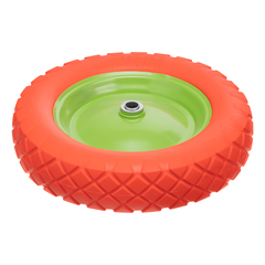 689805 Колесо полиуретановое 4.80/4-8 // длина оси 80 мм // подшипник 20 мм // Сибртех