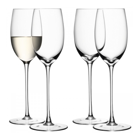 Набор из 4 бокалов для белого вина Wine, 340 мл