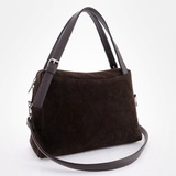 Сумка Саломея 364 эко-замша кофе