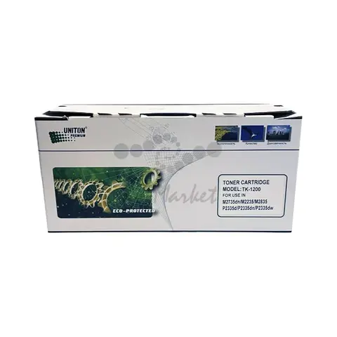 Совместимый тонер-картридж UNITON Premium TK-1200 для KYOCERA P2335DN/P2335DW/M2235DN/M2735DN/M2835DN 3K,TG-50 MURATA GREEN LINE (Eco Protected)