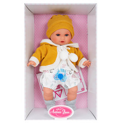 Munecas Antonio Juan Кукла Инесса в желтом, озвученная (плач), 30см (1341)