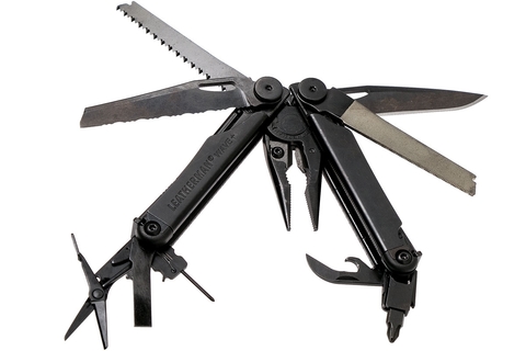 Мультитул Leatherman Wave Plus 17 функций, чёрный (832526)