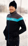 Утеплённая лыжная куртка Nordski Drive Black-Blue