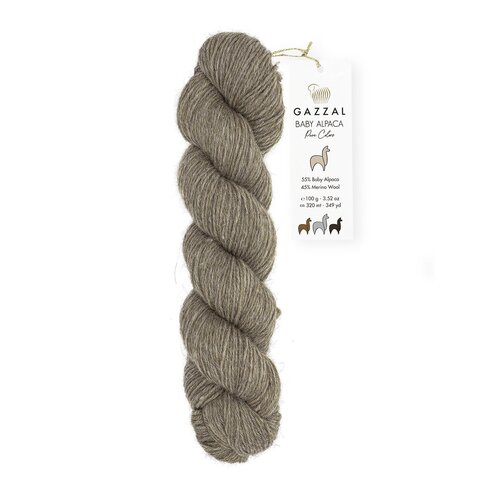 Пряжа Gazzal Baby Alpaca Pure Colors 6454 беж