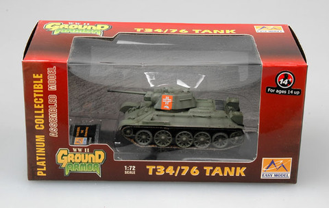 Модель Танк Немецкий Т-34/76 масштаб 1:72