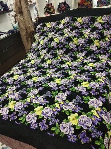 Плед 150х250 Feiler Margo 10 schwarz