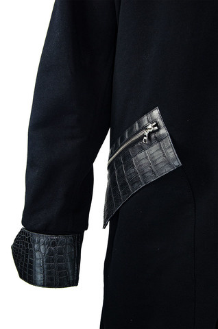7.17 Studio luxury | Мантия с капюшоном мужская IMMORTAL ST00031 передний карман детально