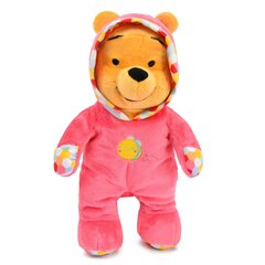 Мягкая игрушка Disney Медвежонок Винни в розовом комбинезоне  25 см