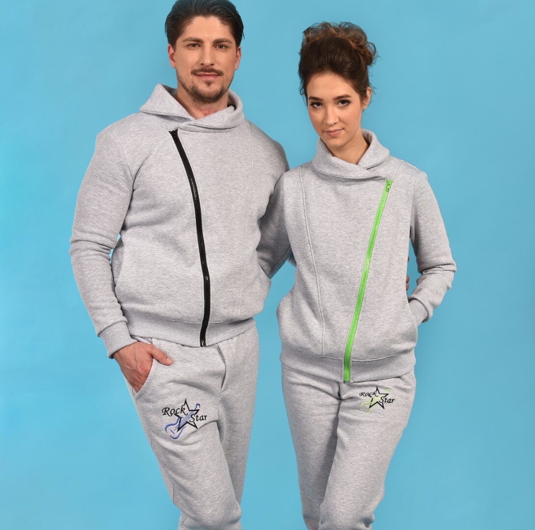 Купить парные спортивные костюмы couple fashion с начесом в Москве – цена 14469 руб. в интернет-магазине