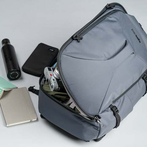 Картинка рюкзак городской Pacsafe Venturesafe EXP45 темно-серый - 6
