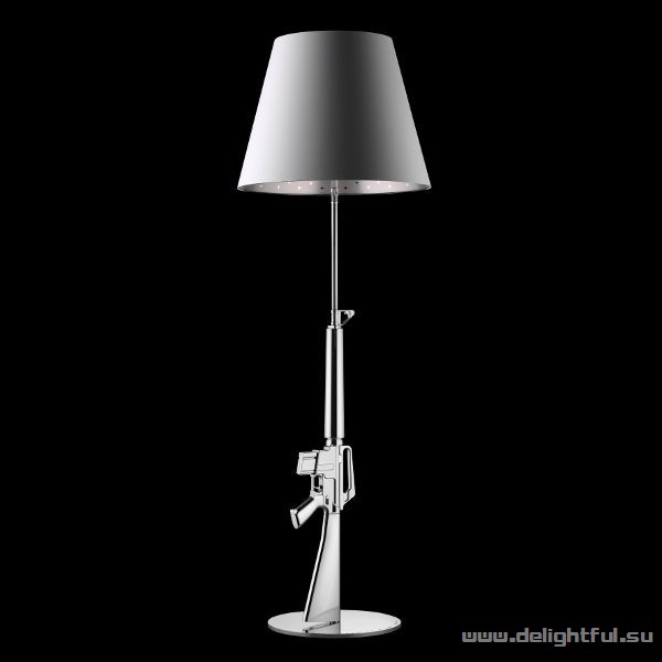 Gun shop floor lamp