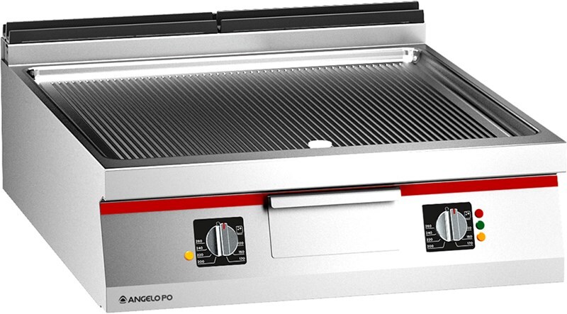 Жарочная поверхность электрическая ребристая с 2 зонами нагрева Angelo Po 1N0FT2E