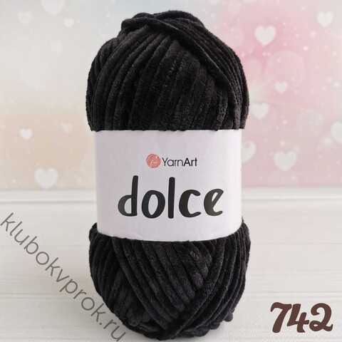 YARNART DOLCE 742, Черный