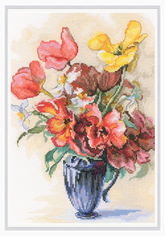 Коллекция:	Цветы¶Название по-английски:	Tulips and daffodils¶Название по-русски:	Тюльпаны и нарциссы