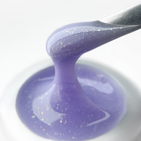 Hard Firming Gel HFG 08 Многофункциональный однофазный гель в фиалковом оттенке с мелкой мультипоталью 15гр.