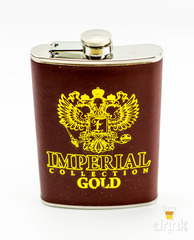 Фляга Imperial Gold, 260 мл, в чехле, фото 4