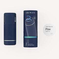 Синий мастурбатор с контролем всасывания Arcwave Pow Stroker - 