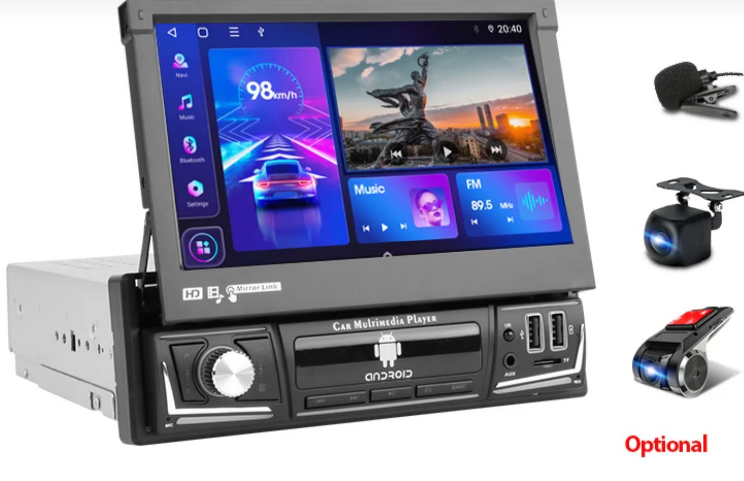 Купить Магнитолу 1 Din Android