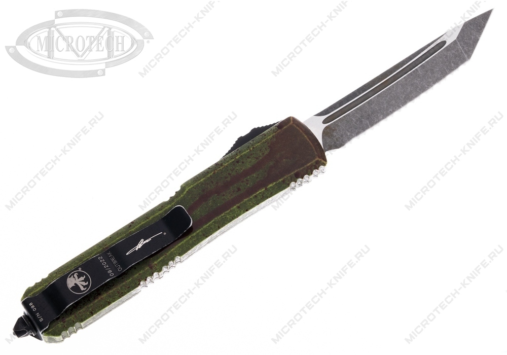 Нож Microtech Ultratech 123-3OBDS Outbreak Full Serrated - фотография 