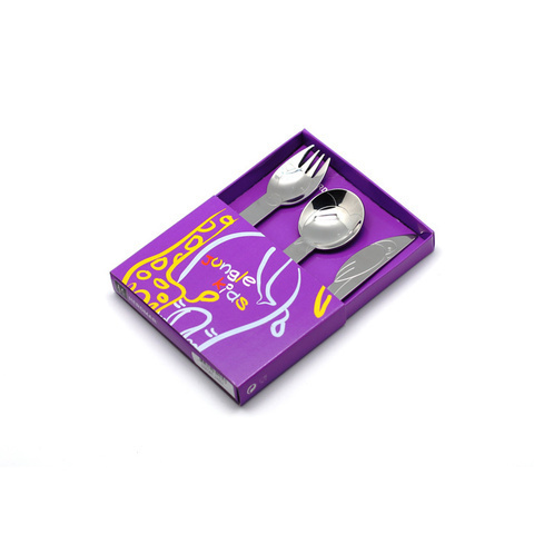 Набор детских столовых приборов на 1 персону 3 предмета Herdmar Jungle