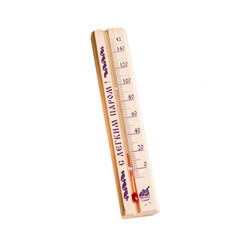 Термометр для бани и сауны деревянный  в пакете, 2545540