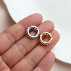 Замок карабин круглый, 15 мм, З037