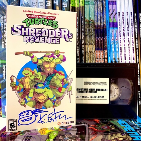 Игра Teenage Mutant Ninja Turtles Shredder's Revenge Classic Edition (Switch) (с автографом Кевина Истмена)
