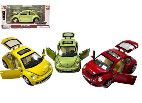Модель Volkswagen Beetle, Свет/Звук, в кор. цвет микс. 22см*11см*10см.