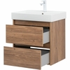 Aquanet 305235 Тумба с раковиной Nova Lite 60 2 ящ. цв. дуб шоколадный (305235)