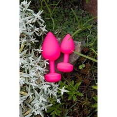 Маленькая дизайнерская анальная пробка с вибрацией Gvibe Gplug 8 см (ex. Fun Toys) ярко-синий