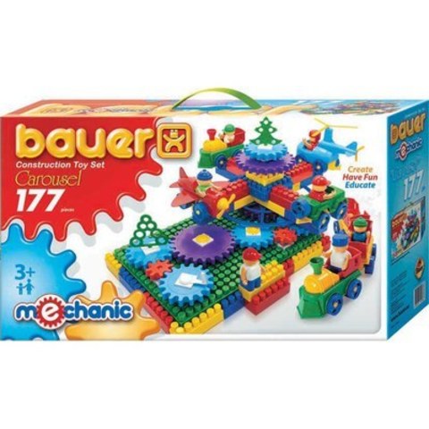 Конструктор"Bauer"серии Mechanic"Карусель", 177 элементов