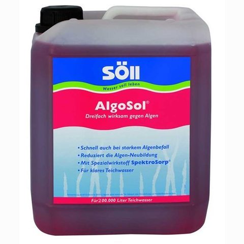 Препарат для борьбы с водорослями в пруду Soll AlgoSol 10L