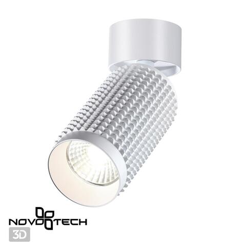 358508 OVER NT21 163 белый Накладной светодиодный светильник IP20 LED 4000K 12W 220V MAIS LED