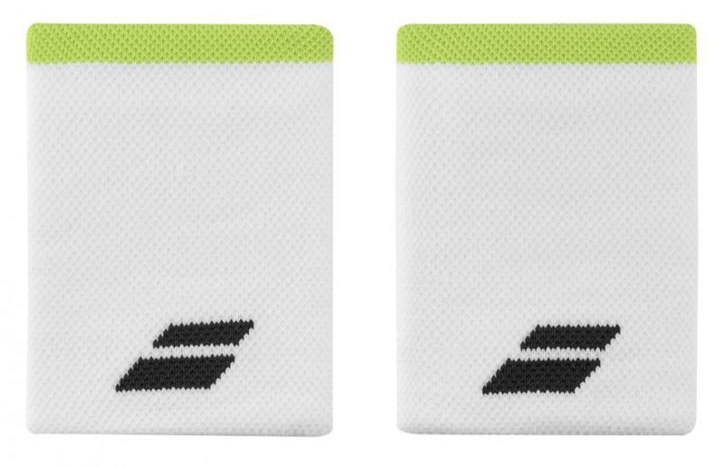 Babolat Logo Jumbo Wristband white aero