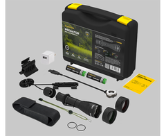 Тактический фонарь Armytek Predator Pro Magnet USB (теплый свет) Extended Set c кейсом F07302W