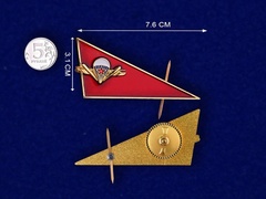 Размер околыша ВДВ СССР - Магазин тельняшек.ру 8-800-700-93-18Уголок на берет ВДВ СССР белый купол в Магазине тельняшек