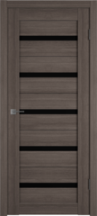 Дверь Atum 7 / Grey / Black Gloss / Владимирские двери