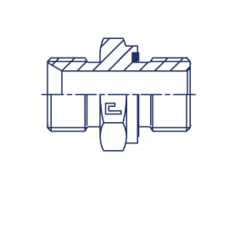 Штуцер FE BSP 1.1/2" BSP 1.1/2" CAST