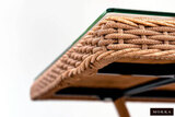 Стол плетеный квадратный Mokka Villa Rosa