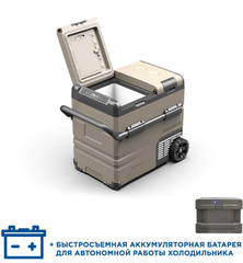 Компрессорный автохолодильник Alpicool ETAW45 (Двухкамерный, 12V/24V/220V, 45л)