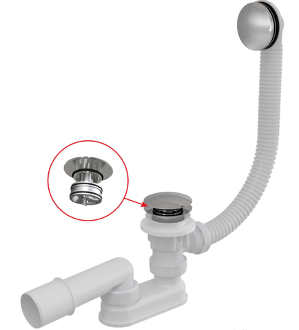 Alcaplast Слив для ванны, стандарт, AG210135160 (A504CKM)